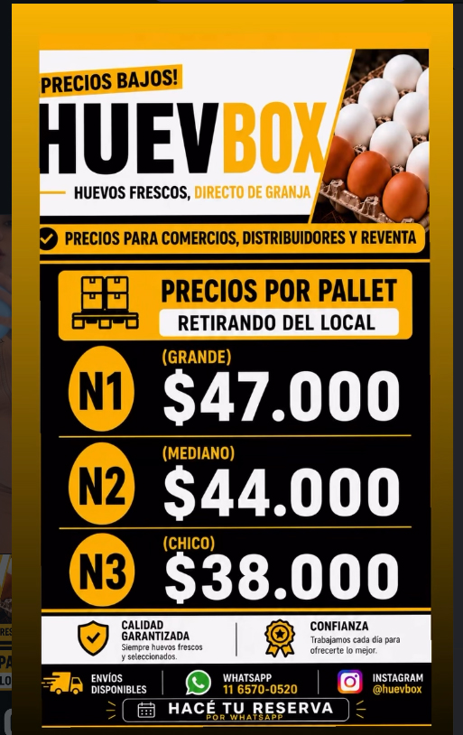 Flyer Precios HuevBox